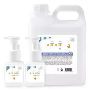 [골드스마일]이공이공 핸드워시 허니향 4L 1개+300ml 본품 2개