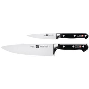ZWILLING 프로페셔널 S 2피스 셰프 나이프 세트, 거의 300년 동안 완벽한 특수 포뮬러 스틸로 회사 소유 독일 공장에서 제작, 식기세척기 사용 안전