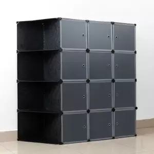 DIY 복합 선반수납장 140x140cm 조립식옷장 수납장 옷 조립식옷장 옷장행거 진열장