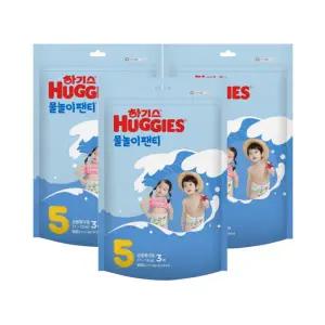 유한킴벌리 물놀이팬티 방수기저귀 특대형 5단계 3개입 3개