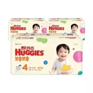 하기스 보송보송 밴드형 4단계 공용 46개입 3개
