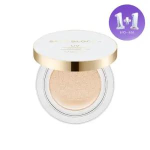 [1+1][미샤] 세이프 블록 RX 커버 톤업 선쿠션 SPF50＋/PA＋＋＋＋