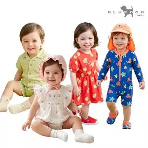 [블루독베이비X밍크뮤] 여름 상하복/티셔츠/팬츠/원피스 BEST 모음전