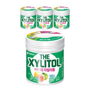 오리온 더자일리톨 용기 102g, 4개