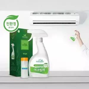 에코빌레 친환경 셀프 에어컨청소 세정제 냄새제거 곰팡이제거 클리너 세척제 500ml, 1개