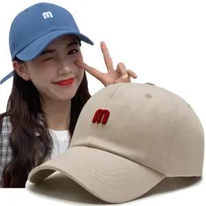 M1 캡모자/고급 자수 야구모자/남자 여성 볼캡/등산 골프 챙모자/햇빛가리개 썬캡