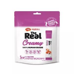 하림펫푸드 더리얼 크리미 Cat 연어 닭가슴살 250g 10gx25ea