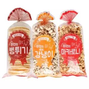 추억의 옛날과자 x4봉 / 뻥튀기 강냉이 마카로니 중 옵션에서 선택