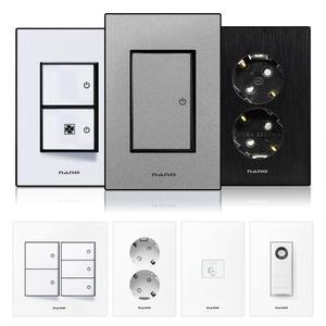 나노 아트2 전기 전등 매입 벽 스위치 콘센트 커버 교체 1구 2구 3구 4구 5구 6구