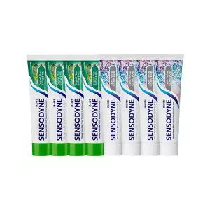 센소다인 시린이케어 오리지날 플러스 치약 100g, 4개+엑스트라 화이트 치약 120g, 4개