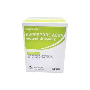 밴드골드 슈퍼포아 아쿠아 Superpore 9cmx9cm 50EA