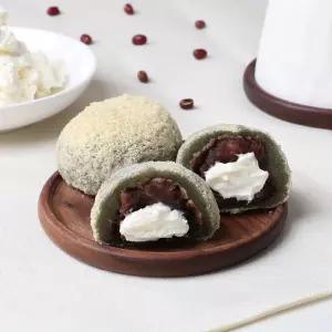 [박참봉찰떡쿵]왕 모찌 찹쌀떡 치즈 팥 60g x 6개 [360g]