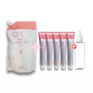 아모스 칼라제닉 잇츠글로우 염색약 NEW 5개+ 디벨로퍼(산화/탈색)+80ml용기 자연스러운염색
