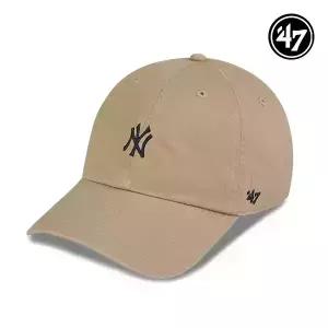 47브랜드 뉴욕 양키스 NY 스몰 로고 MLB 엠엘비 볼캡 야구 모자 카키 B-BSRNR17GWS-KHA