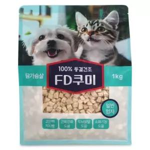 테비 FD쿠미 동결건조 반려간식 트릿 일반입자 1kg