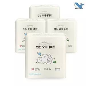 [춤추는고래]춤추는고래 대용량 입는 오버나이트 팬티형 7P x 4팩 (28매)