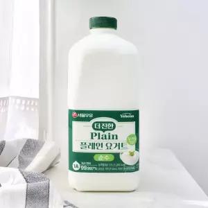 서울우유 더 진한 순수 플레인 요거트 1.8L