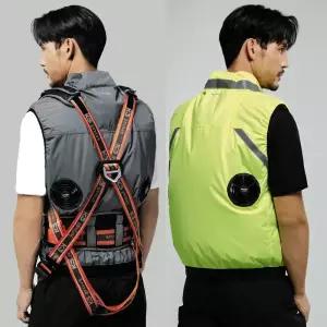 K2 Safety 에어윈드베스트 벨트형 팬 선풍기조끼 쿨조끼