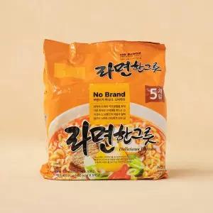 [노브랜드] 라면 한 그릇 115gx5봉입