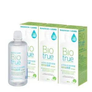 바슈롬 바이오트루 300ml x 3개 소프트 렌즈 세척액