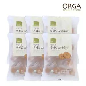 맛있는家 [올가] ORGA 한입에 쏙 우리밀 꼬마 약과 200g) x 6봉