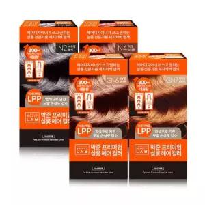 헤어 살롱 대용량 새치커버 컬러 염색약 패키지 300ml 4종 택 1