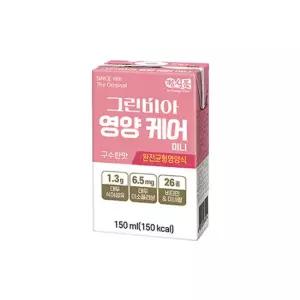 [정식품]그린비아 영양케어 미니 구수한맛 완전균형영양식 150mlx12팩