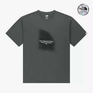[노스페이스] [노스페이스 공식] NT7UR13K 화이트라벨 미스티 로고 반팔 라운드티_DARK GRAY
