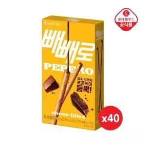 롯데 빼빼로 초코필드 45g x 40개