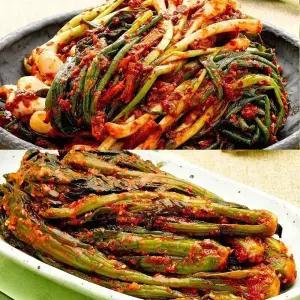 하나김치 파김치 2kg + 갓김치 2kg 넉넉하고 알뜰한 가성비 구성