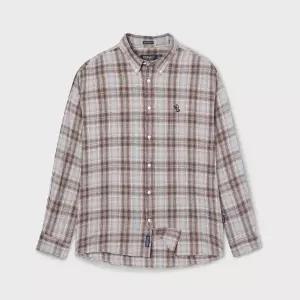 [후아유](김해점)Shadow Plaid Flannel Overfit CheckShirt WHYCF3732U