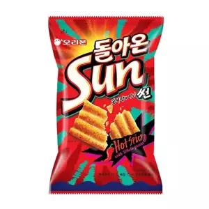 스낵 오리온 썬칩 썬 오리지널 핫스파이시 64g 24개