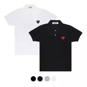 꼼데가르송 25SS 카라티 여성 반팔 폴로 티셔츠 PK