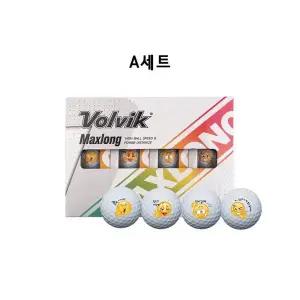 볼빅 MAXLONG 만월이 2피스 컬러 캐릭터 비거리 골프공