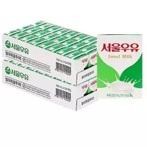 서울우유 멸균우유 흰우유 200mlx48개