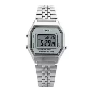 카시오 MUST IT_ 남녀공용 Digital Square 메탈 손목 시계 LA680WA 7DF)