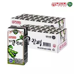 삼육두유 검은콩 참깨 두유 190ml 48팩 (24팩x2)