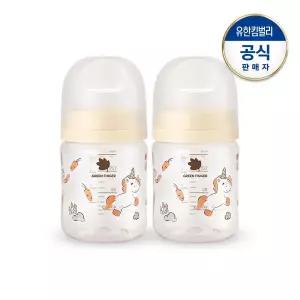 [그린핑거]베베그로우 PA 퓨어베이비 말콩당근 트윈팩 160ml(노꼭지)