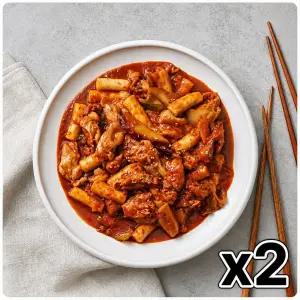 올마레 춘천 국물 닭갈비와 떡볶이 2개