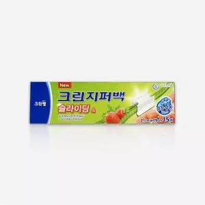 15매 크린 (중형) 슬라이딩 21x19 지퍼백