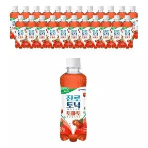 [소비기한 임박] 하이트진로 토닉워터 토마토 300ml, 24입, 1개