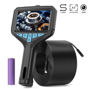 100M 내시경 8MM 카메라 1080P HD 2600MAH IPS 하수구용 스크린 분리형 IP67 디자인 배관 검사