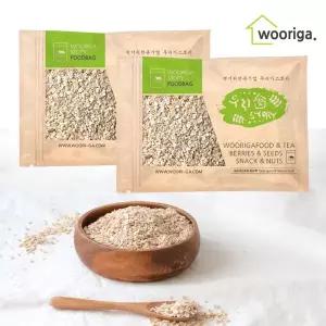 바로먹는 압착 귀리 눌린귀리 1kg+1kg 퀵 오트밀