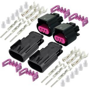 3핀 GT150 시리즈 25Amps (GT 150 시리즈) 남녀 밀폐 커넥터 세트, 와이어 게이지 20 22 AWG