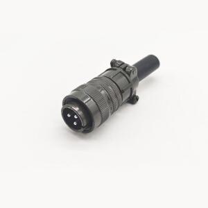 BOUUNCIY MIL-DTL-5015 시리즈 원형 커넥터, MS3106A16-10P 3핀 남성 산업용 커넥터 솔더 종단, 박스 장착, 16-10 인서트 배열, 쉘 크기 16개, 접점 3개