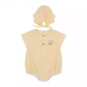 [롯데백화점]아가방 라비래빗반팔바디수트(모자)(YELLOW) 01S327903