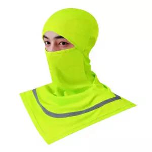 바라클라바 마스크 반사띠 안전 형광색 라이딩