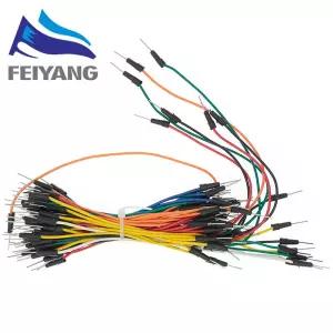 Arduino 브레드 보드용 남성 점퍼 와이어 65pcs 점프 케이블