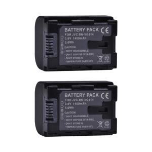 BN-VG114 배터리 및 충전기, JVC VG108U BN 2x1400mAh