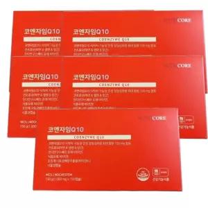 뉴트리코어 코엔자임Q10 항산화 혈압 관리 1000mg 150캡슐 5박스
